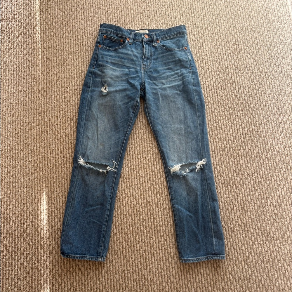 Madewell Straight Crop Jeans